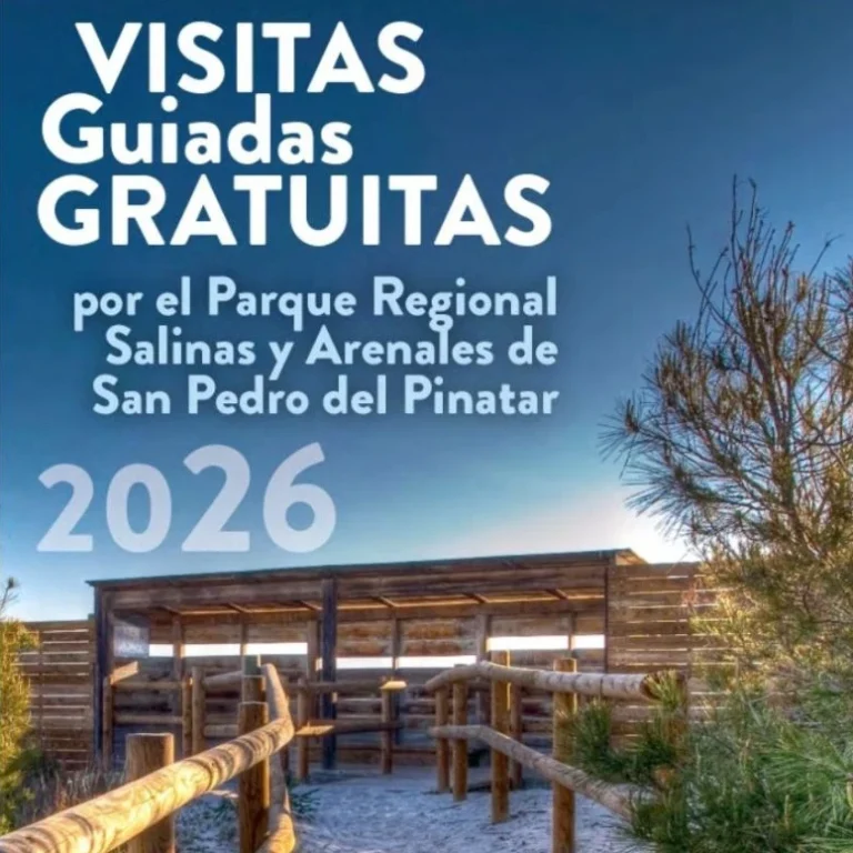 Visitas guiadas gratuitas por el Parque Regional Salinas y Arenales de San Pedro del Pinatar 2026