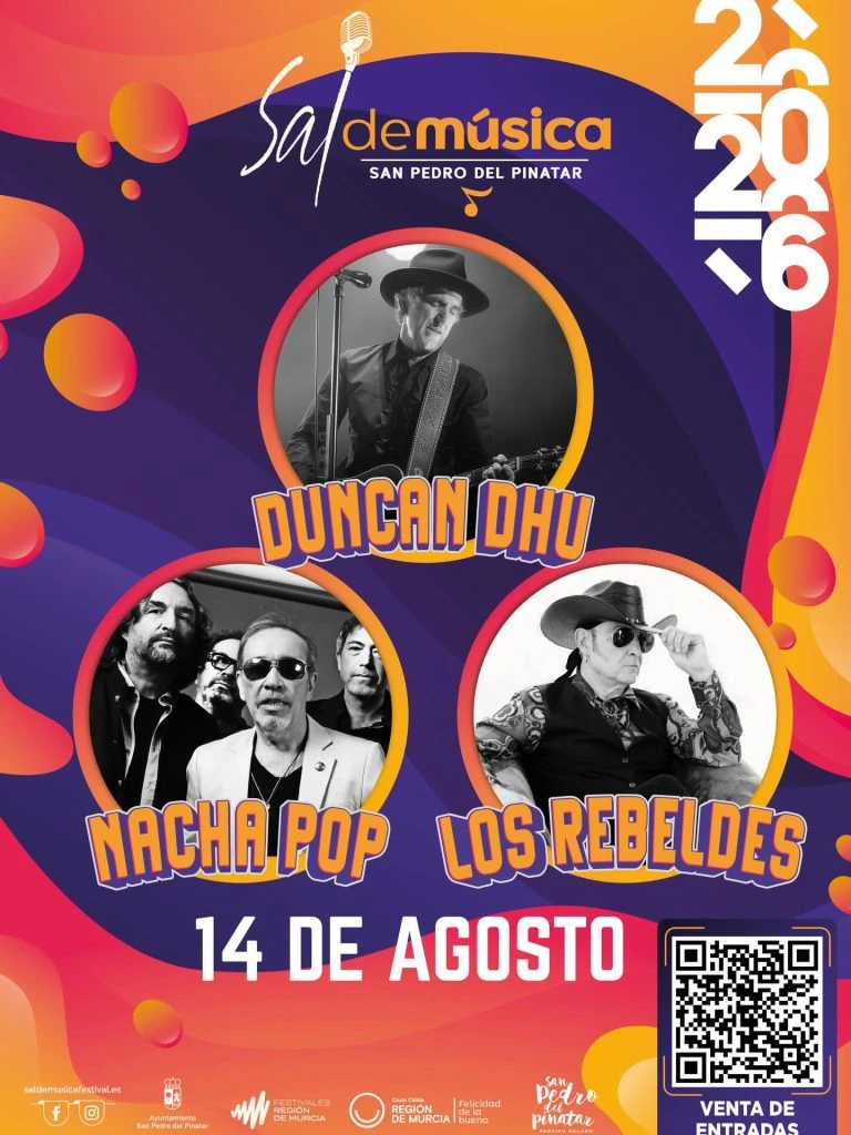 Duncan Dhu, Nacha Pop, Los Rebeldes – Sal de música Fest 2026 2026